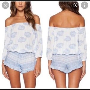 Faithfull The Brand Paisley Romper